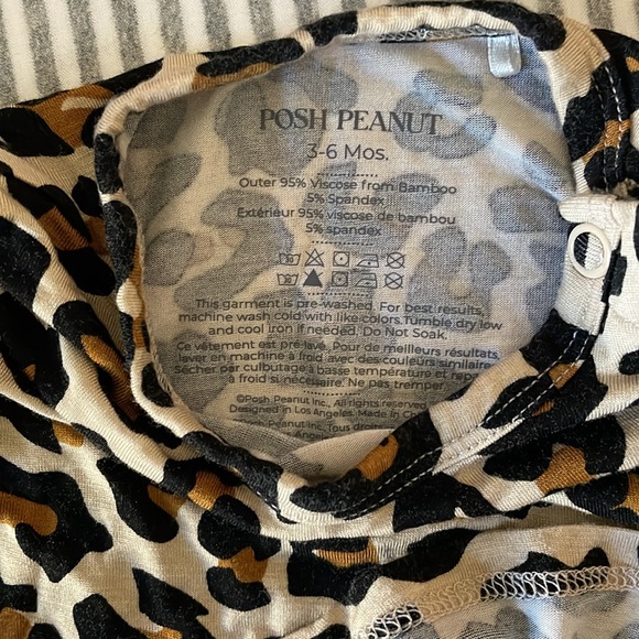 Posh Peanut Leopard dress and jumper - size 3-6 months - Picture 4 of 4